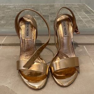 Gold Steve Madden Heels